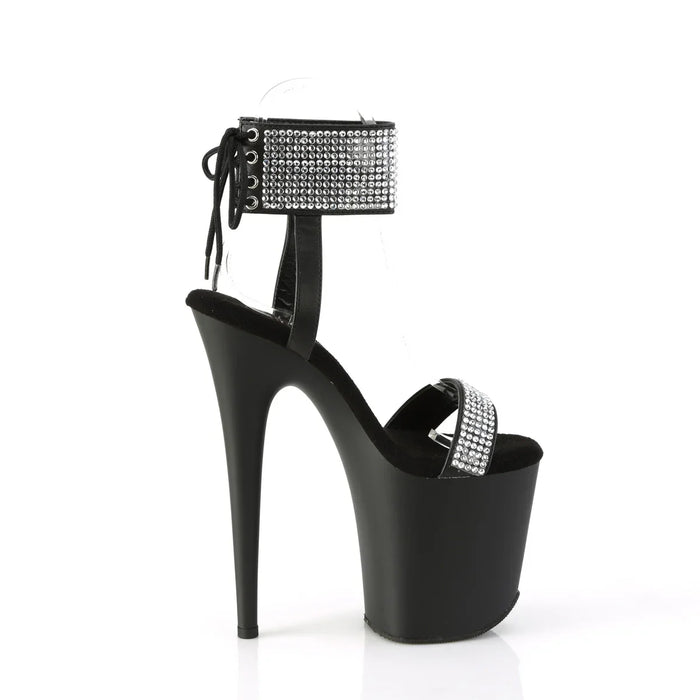 Tacones Pleaser FLAMINGO-870 Negro Piel Sintética