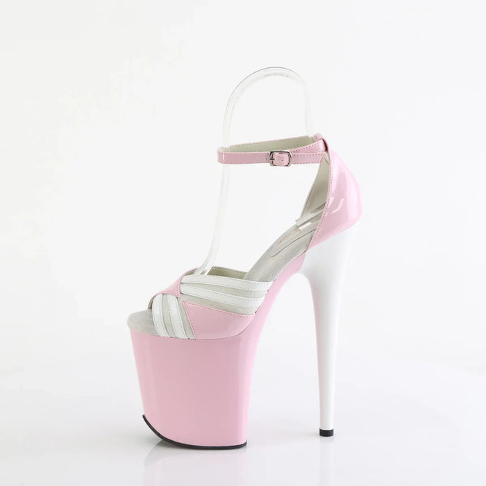 Tacones Pleaser FLAMINGO-884 B. Rosa Blanco