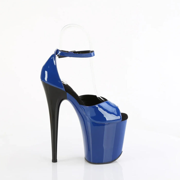 Tacones Pleaser FLAMINGO-884 Royal Azul Negro