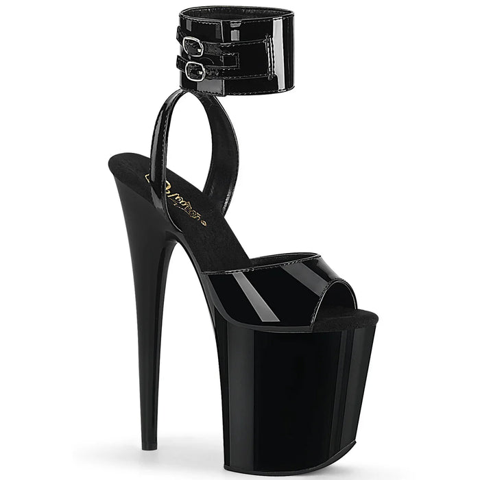 Tacones Pleaser FLAMINGO-891 Negro Charol