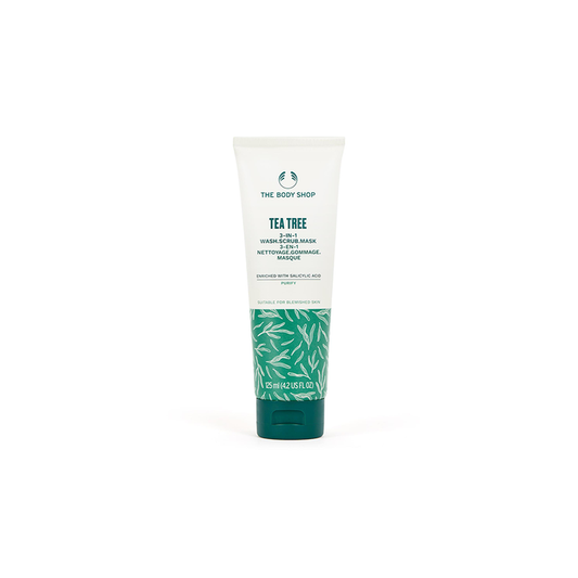 Tea Tree 3-in-1 Wash, Scrub & Mask